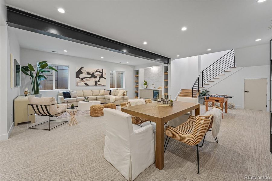 Furnished interior view inside a new home in , Denver (Image 18).