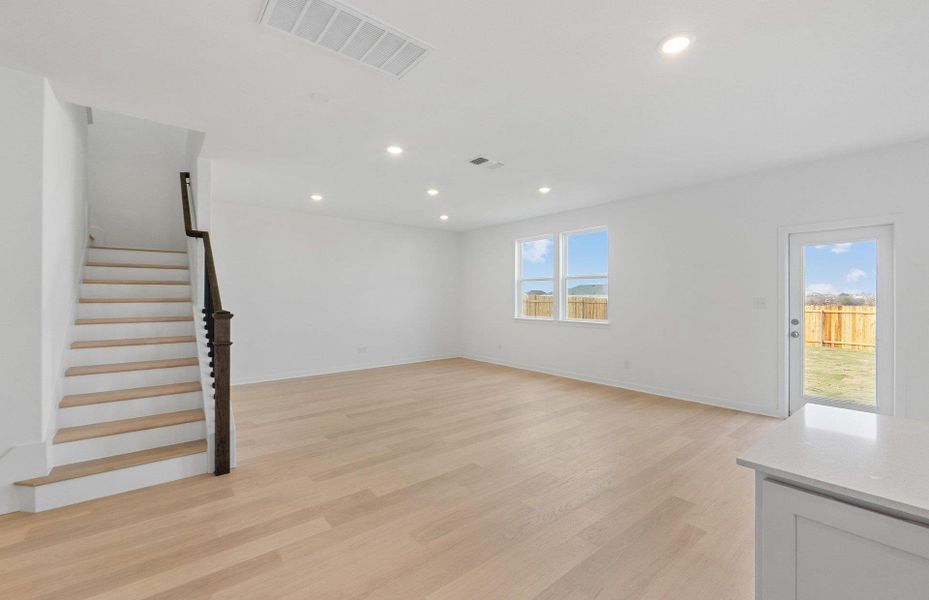 Spacious, unfurnished interior of a new home in La Cima, San Marcos (Image 17). Spacious, unfurnished interior of a new home in La Cima, San Marcos (Image 17).