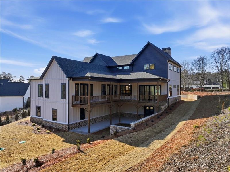 Exterior details and patio area of a home in , Gainesville (Image 3).