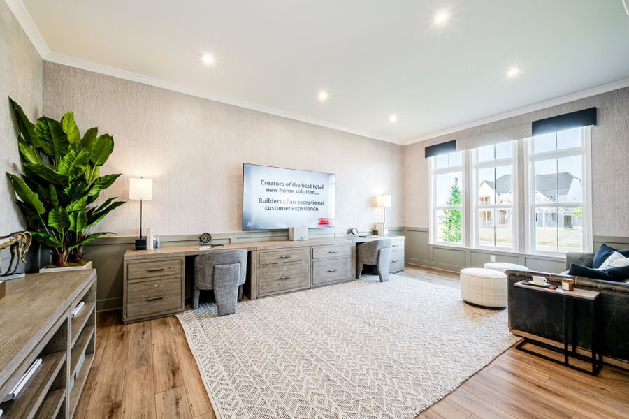 Representative furnished interior of a home built from the Beckett by Fischer Homes in Veranda Manor, Canton (Image 9).