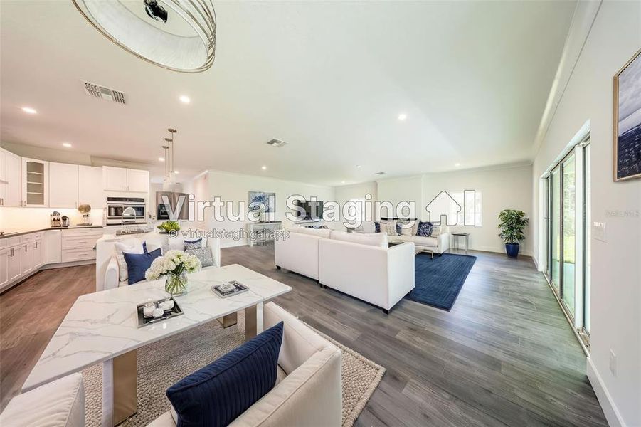 Furnished interior view inside a new home in , Deltona (Image 11).