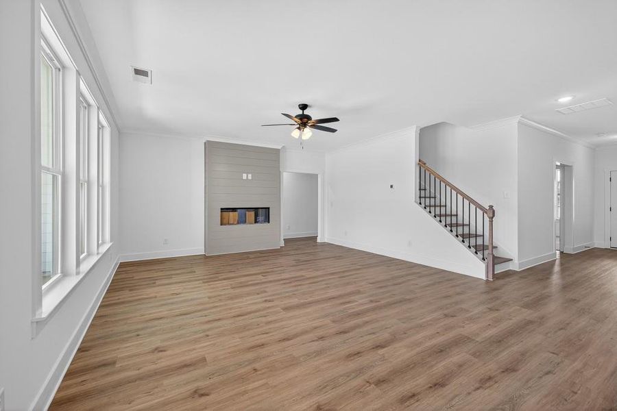 Spacious, unfurnished interior of a new home in Magnolia Ridge, Monroe (Image 21).