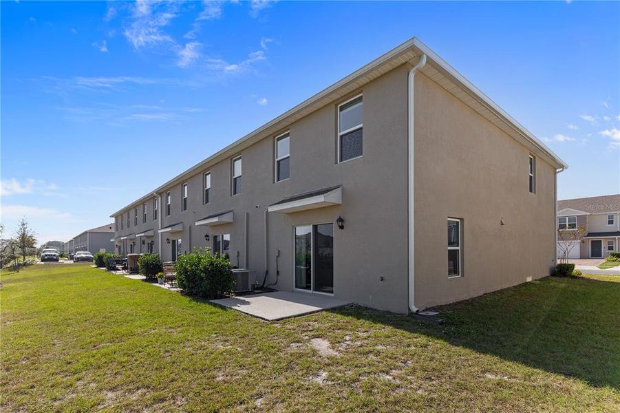 Exterior details and patio area of a home in Harmony West, St. Cloud (Image 29).