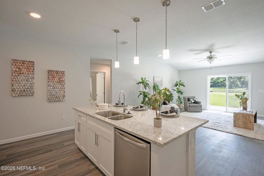 Furnished interior view inside a new home in , Jacksonville (Image 5).