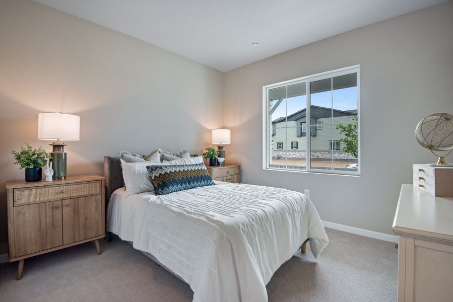 Furnished interior view inside a new home in Reunion, Commerce City (Image 38).