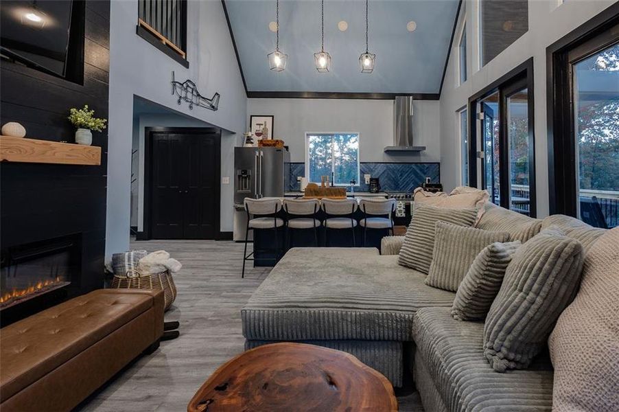Furnished interior view inside a new home in , Ellijay (Image 8).