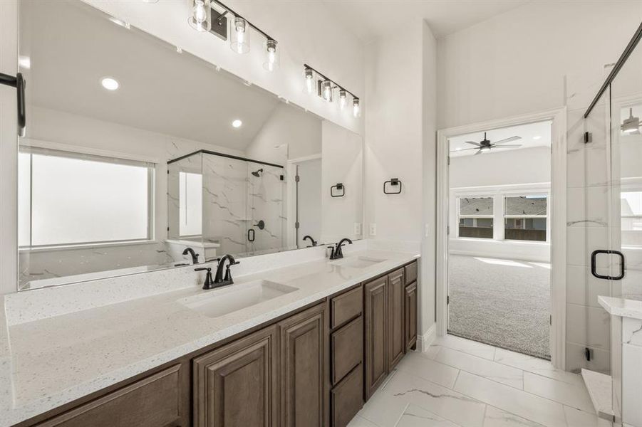 Furnished interior view inside a new home in Wildcat Ridge Phase 2 and 4, Godley (Image 6).