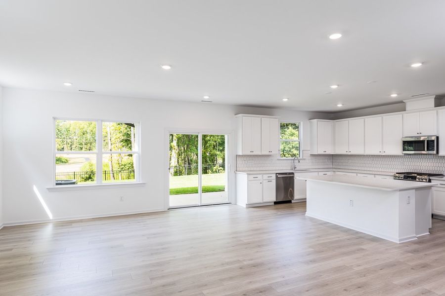 Spacious, unfurnished interior of a new home in Eagle Trace, Wendell (Image 25). Spacious, unfurnished interior of a new home in Eagle Trace, Wendell (Image 25).