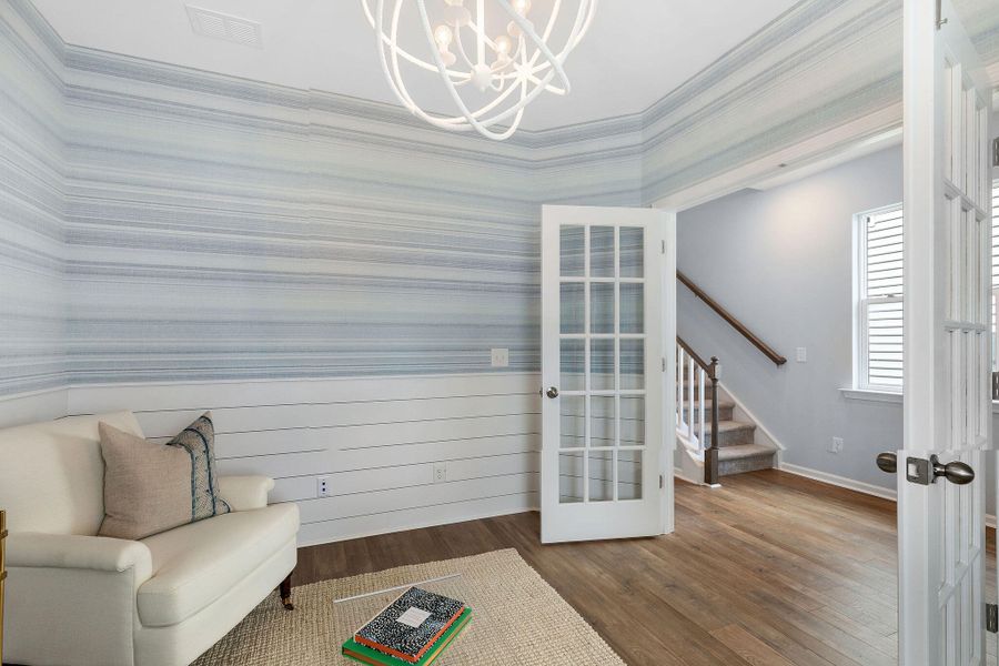 Furnished interior view inside a new home in Sweetgrass at Summers Corner, Summerville (Image 11). Furnished interior view inside a new home in Sweetgrass at Summers Corner, Summerville (Image 11).