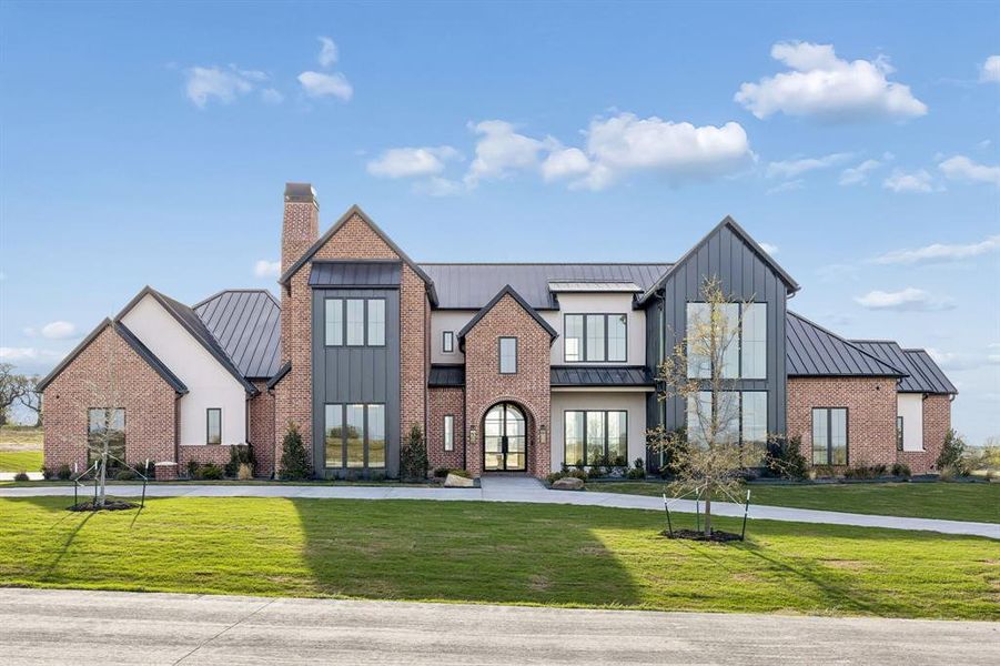 Front exterior of a new home in , Weatherford, TX, highlighting curb appeal (Image 1). Front exterior of a new home in , Weatherford, TX, highlighting curb appeal (Image 1).