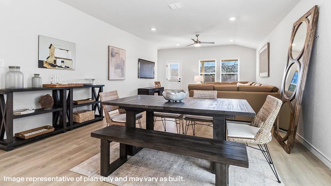 Representative furnished interior of a home built from the The Gaven by D.R. Horton in The Birch at Spencer Ranch, Boerne (Image 17).