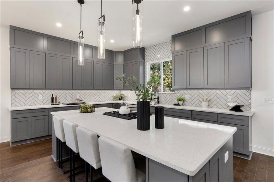 Furnished interior view inside a new home in , Atlanta (Image 13).