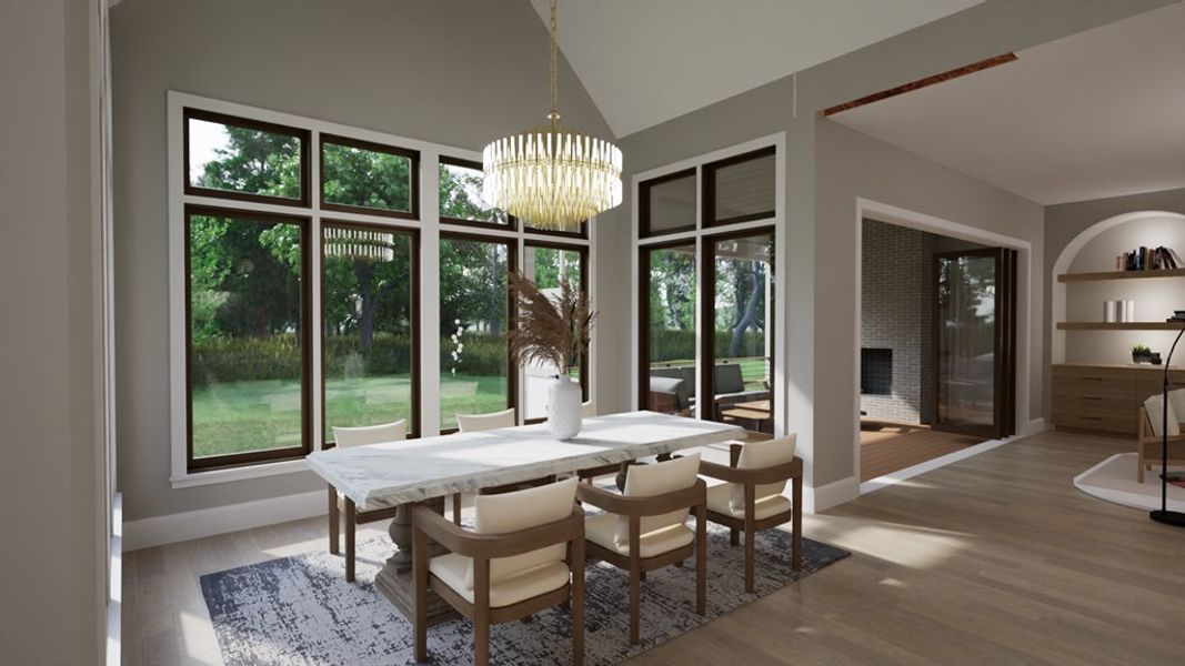 Representative furnished interior of a home built from the The Glenn by Ken Harvey Homes in Carriage Farms, Raleigh (Image 14).