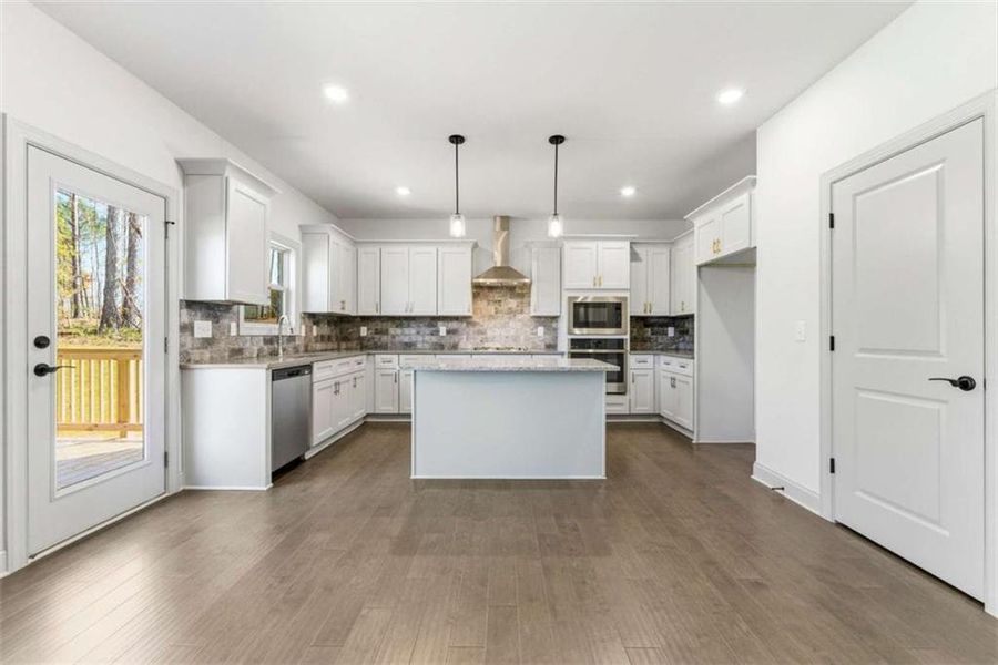 Furnished interior view inside a new home in Underwood Crossing, Covington (Image 3). Furnished interior view inside a new home in Underwood Crossing, Covington (Image 3).