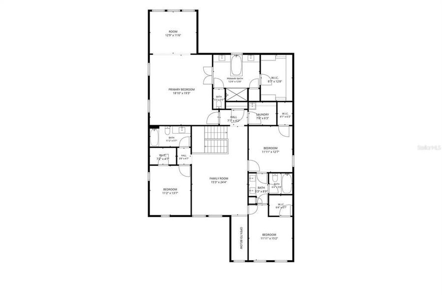 2D floor plan layout of this home in , Winter Garden, FL (Image 7).