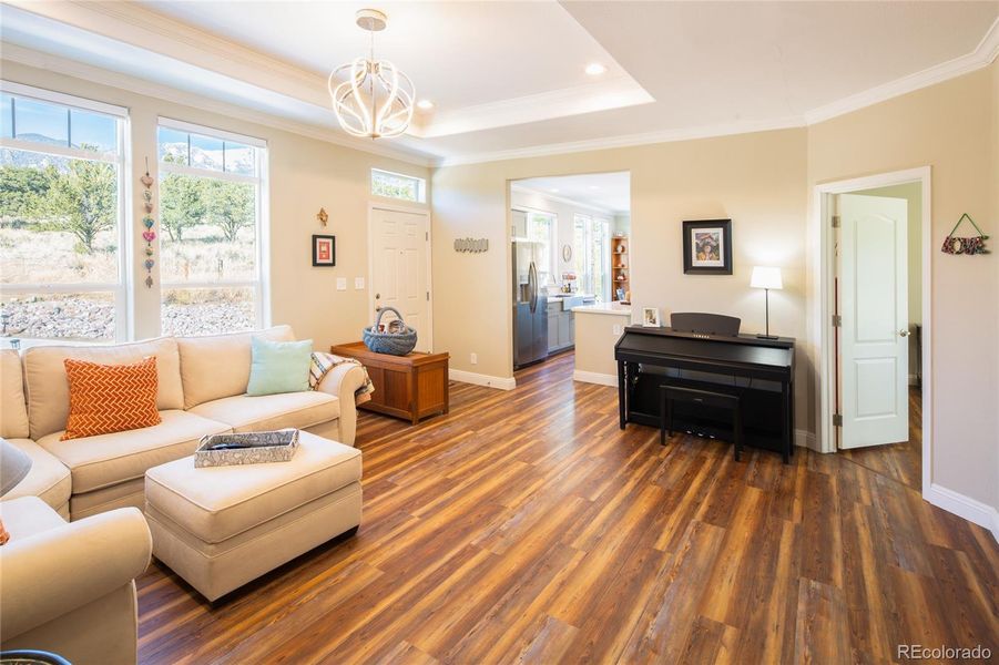 Furnished interior view inside a new home in , Crestone (Image 23).