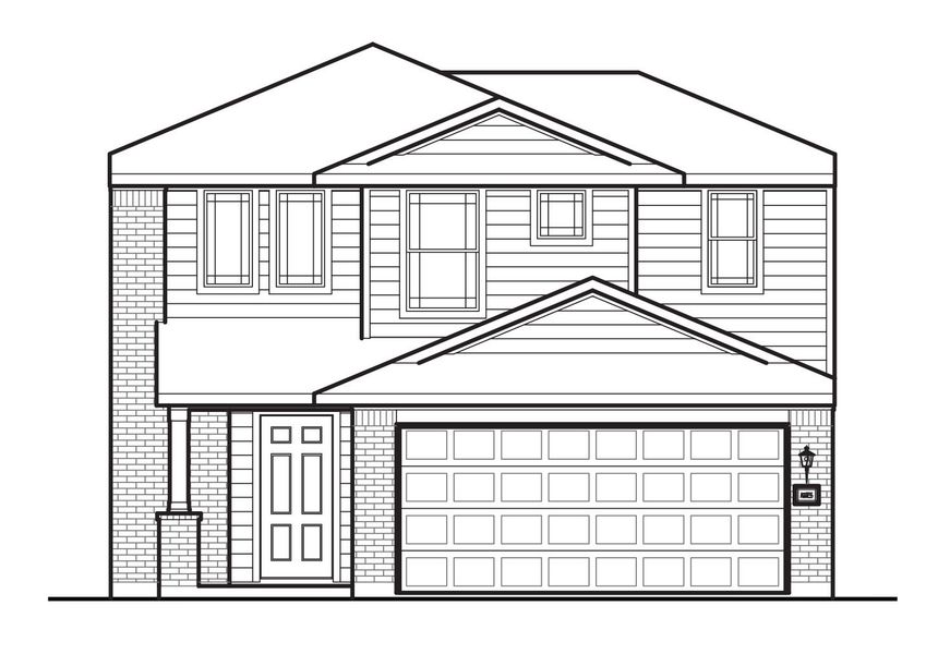 Durango Elevation B - Alt Roof Elevation