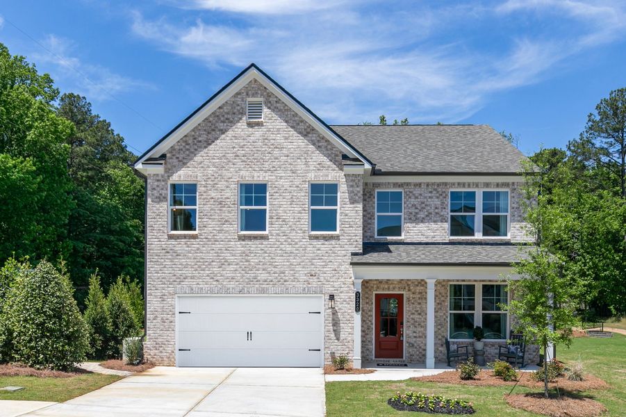 Representative exterior photo of a completed home built from the The Kershaw by Stanley Martin Homes in Riverside Ridge, Lawrenceville, GA (Image 117).