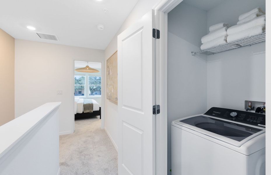 Representative furnished interior of a home built from the Springdale by Pulte Homes in Harbor Square, Palm Bay (Image 9).