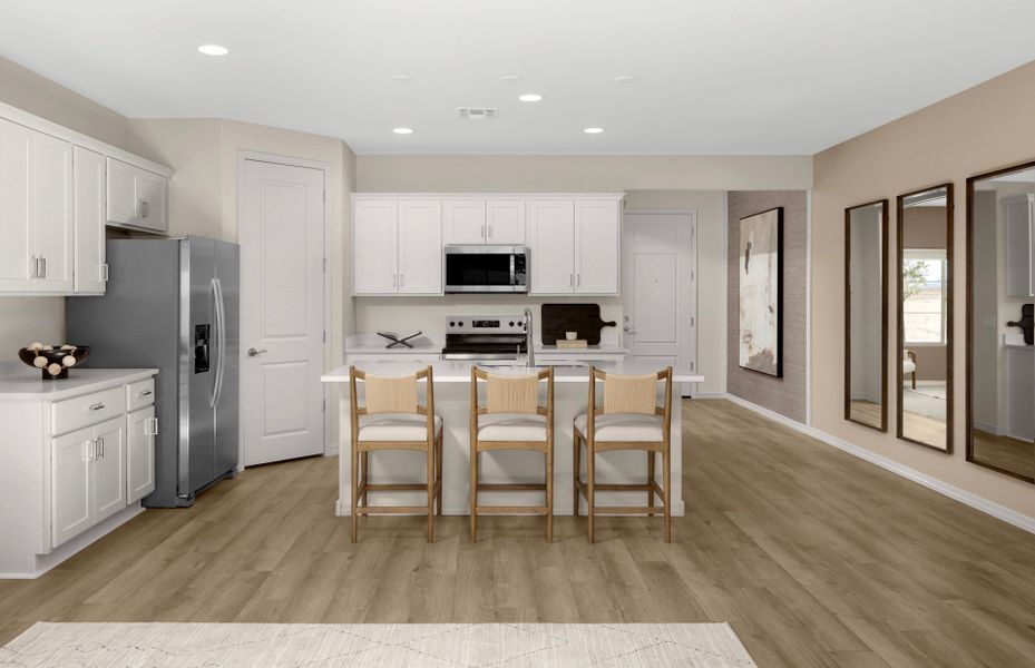Representative furnished interior of a home built from the Lantana by Pulte Homes in Festival Foothills, Buckeye (Image 6).
