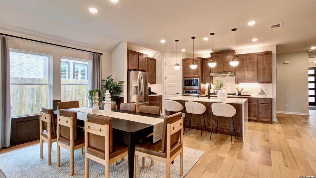 Furnished interior view inside a new home in Prominence, San Antonio (Image 7).