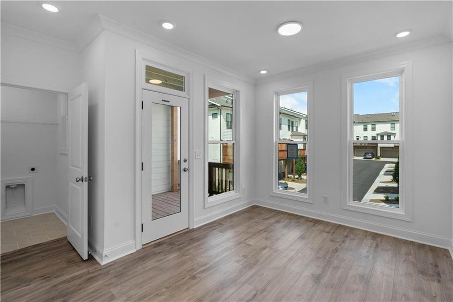 Spacious, unfurnished interior of a new home in Ecco Park, Alpharetta (Image 22).