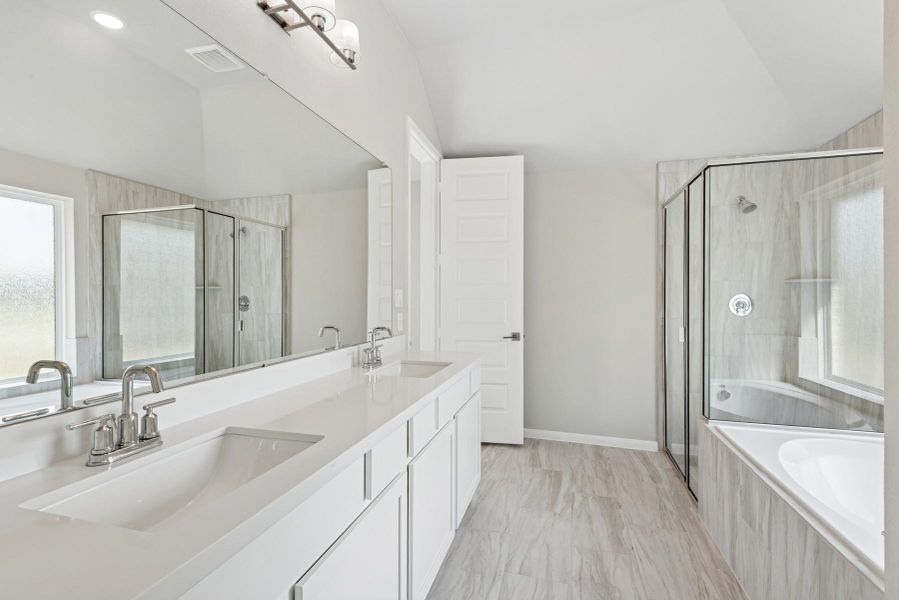 Spa-like owner's bath Spa-like owner's bath