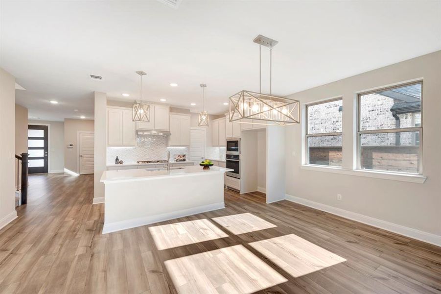 Furnished interior view inside a new home in Solterra - Garden Series, Mesquite (Image 12). Furnished interior view inside a new home in Solterra - Garden Series, Mesquite (Image 12).