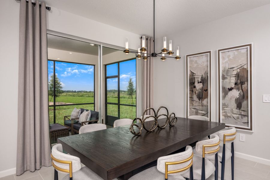 Representative furnished interior of a home built from the Myrtle by Mattamy Homes in Pasadena Ridge Master, Dade City (Image 7).