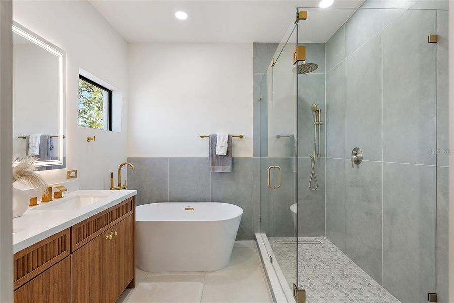 Furnished interior view inside a new home in , Tampa (Image 18).