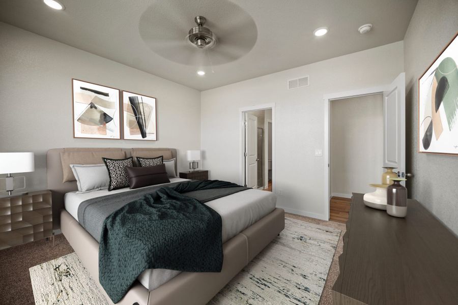 Representative furnished interior of a home built from the Sage by View Homes in The Glen, Colorado Springs (Image 13). Representative furnished interior of a home built from the Sage by View Homes in The Glen, Colorado Springs (Image 13).