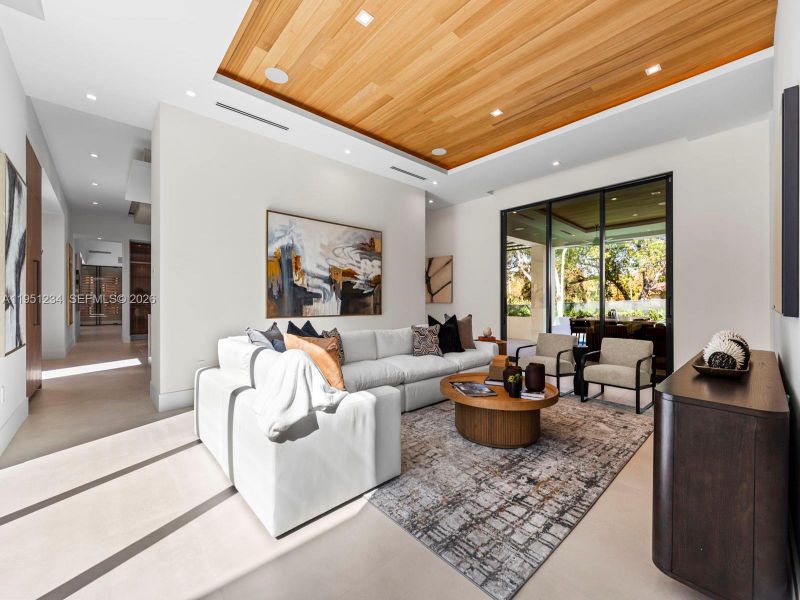 Furnished interior view inside a new home in , Palmetto Bay (Image 10).