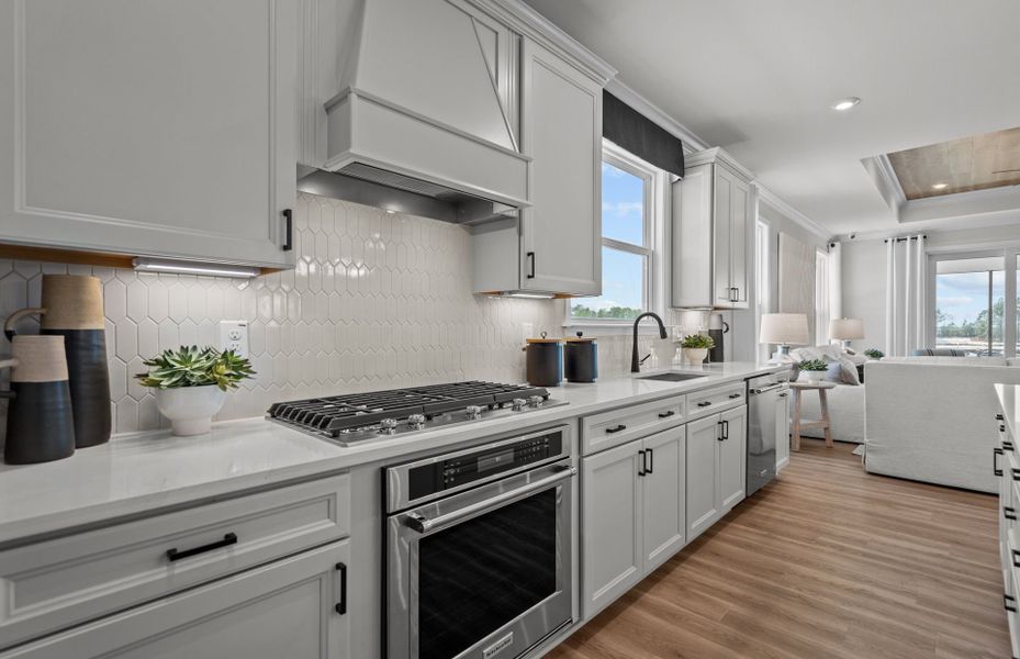 Furnished interior view inside a new home in The Haven at Riverlights, Wilmington (Image 10).