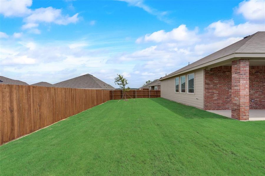 View of yard featuring a patio