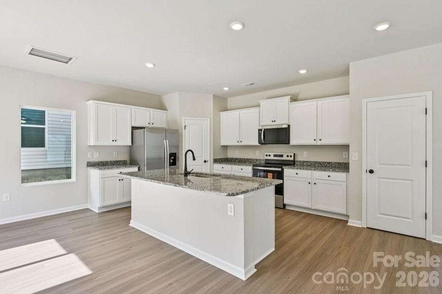 Furnished interior view inside a new home in Willow Estates, Shelby (Image 14).