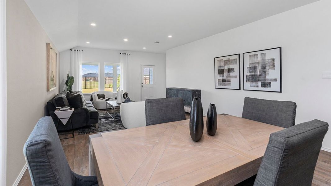 Furnished interior view inside a new home in Tamarron, Fulshear (Image 9).