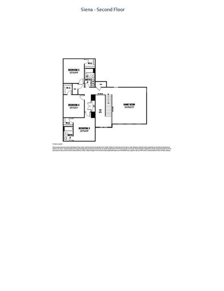 Siena - Second Floor Siena - Second Floor