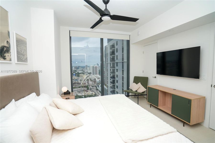 Furnished interior view inside a new home in , Miami (Image 12).