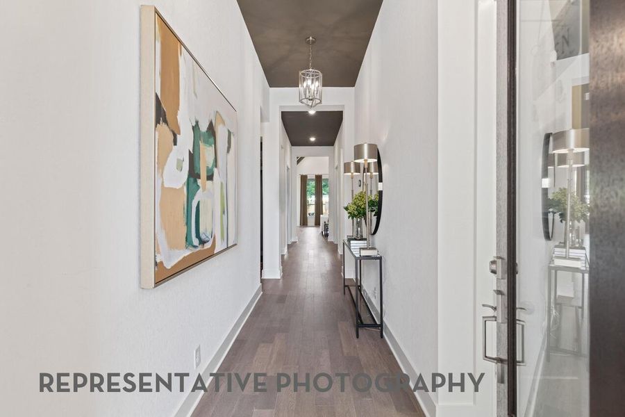 Furnished interior view inside a new home in Elyson, Katy (Image 20).