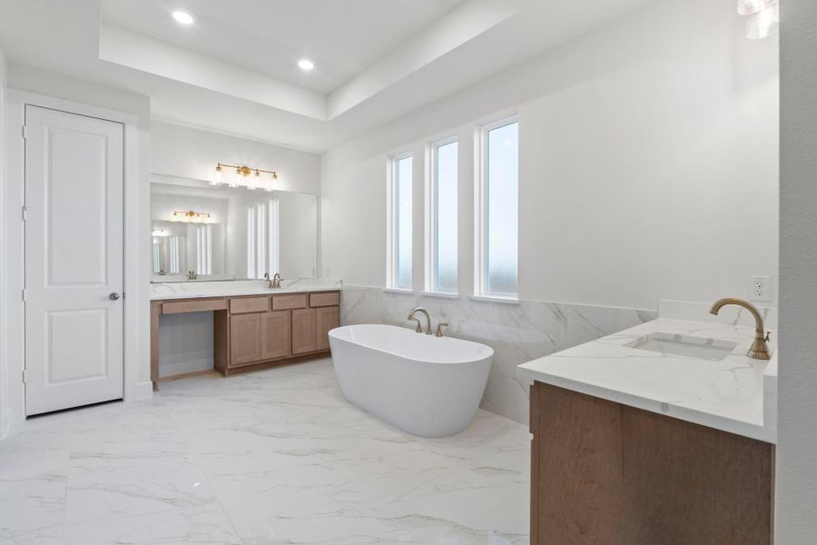 Furnished interior view inside a new home in Parmer Ranch, Georgetown (Image 9).