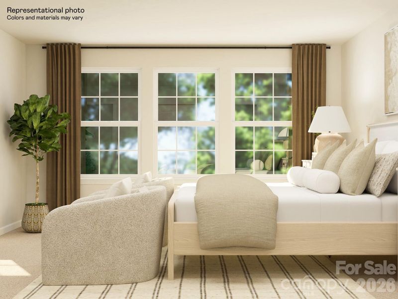 Furnished interior view inside a new home in Village of Waxhaw, Waxhaw (Image 8).