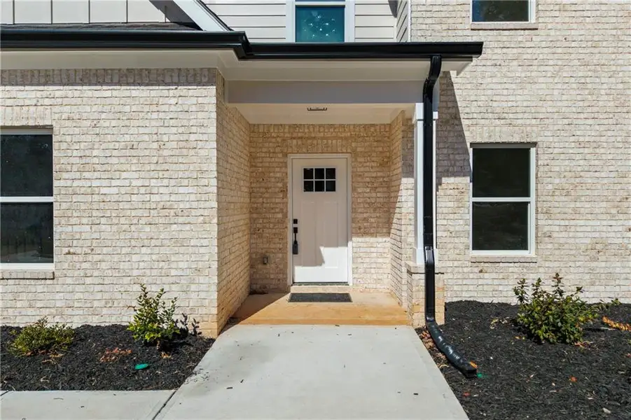 Exterior details and patio area of a home in , Stockbridge (Image 3). Exterior details and patio area of a home in , Stockbridge (Image 3).