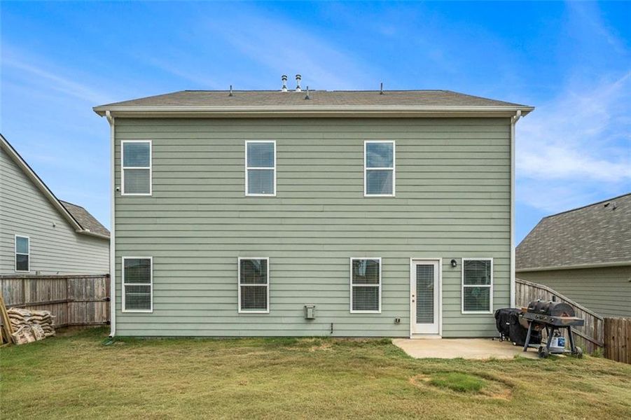 Exterior details and patio area of a home in , Cartersville (Image 3).