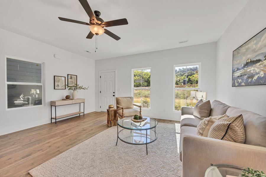 Representative furnished interior of a home built from the Fontaine by Parkside Builders in The Parks of Mill Town, Chattanooga (Image 9).