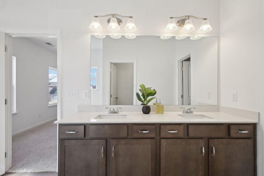 Furnished interior view inside a new home in Wilson Meadows, Clarksville (Image 37).