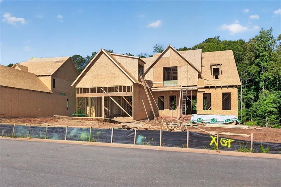 In-progress construction of a new home in , Statham, GA (Image 6).