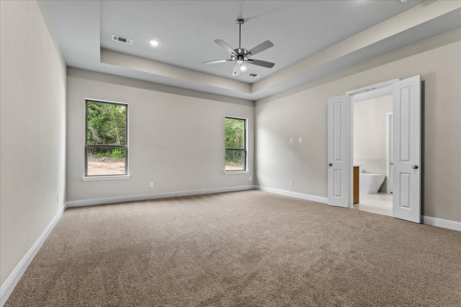 Doug Parr Homes | Hunter Plan - Primary Suite Doug Parr Homes | Hunter Plan - Primary Suite