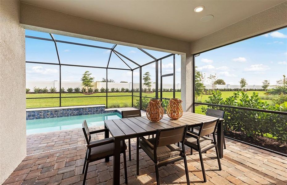 Exterior details and patio area of a home in BeachWalk by Manasota Key, Englewood (Image 2). Exterior details and patio area of a home in BeachWalk by Manasota Key, Englewood (Image 2).