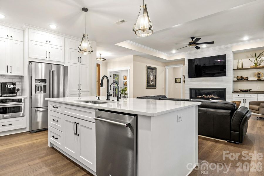 Furnished interior view inside a new home in , Denver (Image 17).