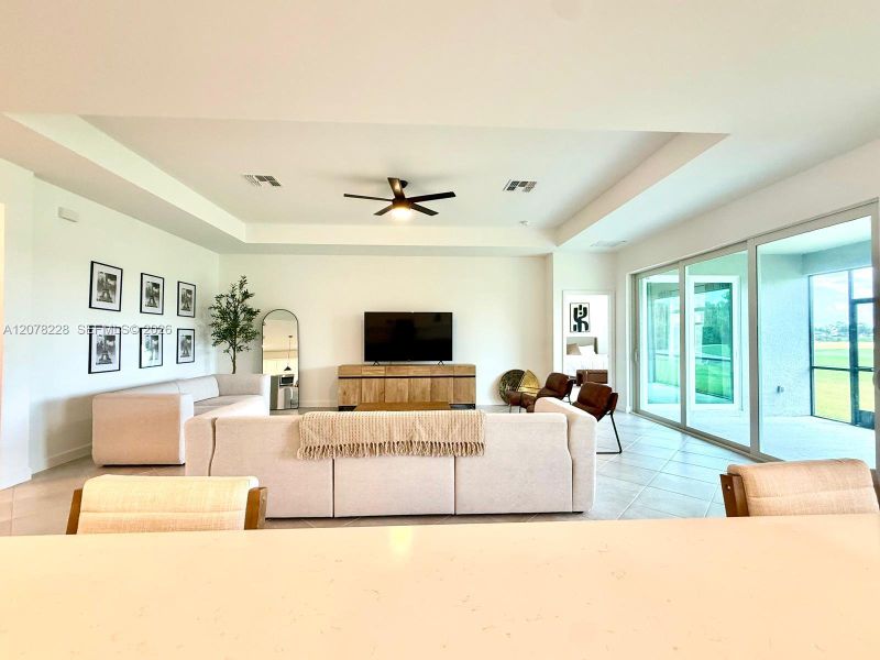 Furnished interior view inside a new home in , Lehigh Acres (Image 28).